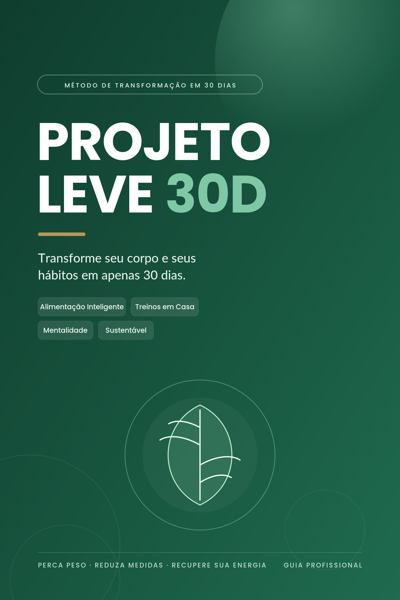 Capa do ebook Projeto Leve 30D